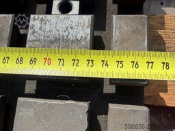 Stol teowy modularny plyta zaciskowa 77x40 cm Stol teowy modularny plyta zaciskowa 77x40 cm