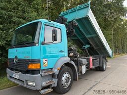 MERCEDES-BENZ Atego 1828 Kipper + Kran Hiab 102