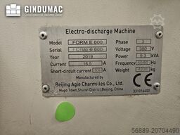 AGIE CHARMILLES Form E 600