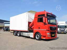 MAN TGX 26.480 XXL 6X2 HMF 2620 CRANE + BDF BODY + ...