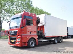 MAN TGX 26.480 XXL 6X2 HMF 2620 CRANE + BDF BODY + ...