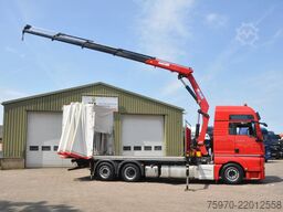 MAN TGX 26.480 XXL 6X2 HMF 2620 CRANE + BDF BODY + ...
