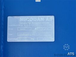  Micodan hook container with tail lift