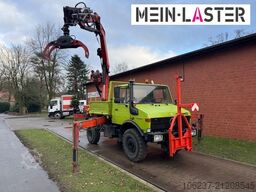 UNIMOG U 1650 PK 10500 Kran 15 m max. 3,9 t Seilwinde