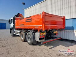 IVECO X-WAY 460 AD  3-S-Kipper + Frontkran PK18002 EH