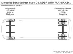 Mercedes-Benz Sprinter 412 5-CILINDER WITH PLAYWOOD BOX (MANU...