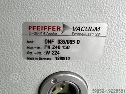 Pfeiffer WKP 500 A / DUO 0650 D / ONF 035/065 D