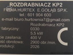 Młynek / Kruszarka / Rozdrabniacz do styropianu EPS XPS kp2