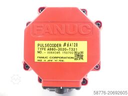 Fanuc A06B-0064-B203 # 0100 AC Servo Motor SN: C157F0F9D + Pulsecoder ungebr.