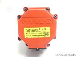 Fanuc A06B-0064-B203 AC Servo Motor SN:C124F341F + A860-2020-T321 Pulsecoder