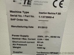 TE Connectivity Insertion Machine P 300