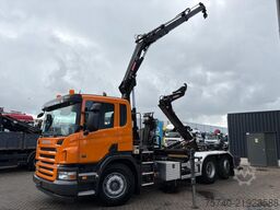 Scania P360 + HIAB 111BS-2 DUO + 6X2 + HOOKSYTEM + EUR...