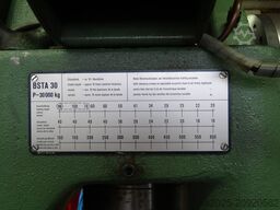 BRUDERER + SOPREM Typ BSTA 30