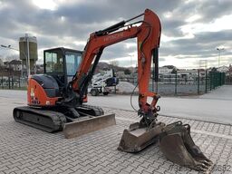 Hitachi ZX48U-5A CLR with 3 excavator buckets