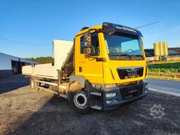 MAN TGM 18.250 Open box + HIAB 166-3