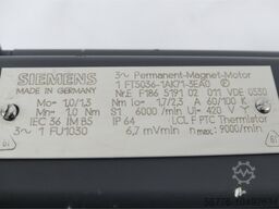 Siemens 1FT5036-1AK71-3EA0 Permanent-Magnet-Motor SN EF186519102011