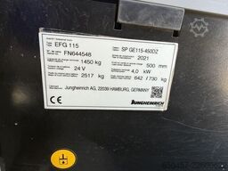 Jungheinrich EFG115 4.5m/ 2021y/ 828h