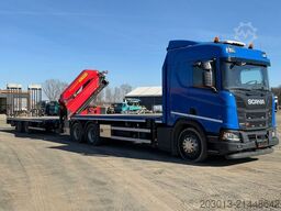 SCANIA R500 6x4 Pritsche mit Kran Palfinger PK53002 SH