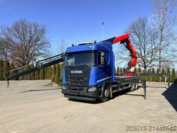 SCANIA R500 6x4 Pritsche mit Kran Palfinger PK53002 SH