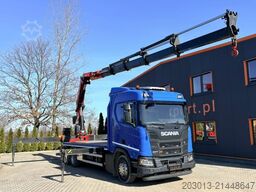 SCANIA R500 6x4 Pritsche mit Kran Palfinger PK53002 SH