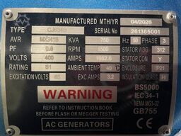 Baudouin 6M21G825/5 - 825 kVA Generator - DPX-19881
