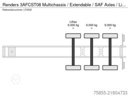 Renders 3AFCST08 Multichassis / Extendable / SAF Axles ...