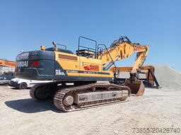 Hyundai HX380L with 20m longfront and excavation boom