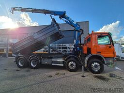 Mercedes-Benz Actros 3241 8X4 Containersysteem/ 20T HMF crane...