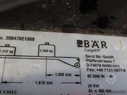 Mercedes-Benz Actros 1840 L Bkawagen+ BAR klep 2.000kg met Ge...