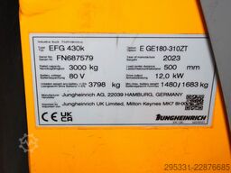Jungheinrich EFG 430k  E GE180-310ZT
