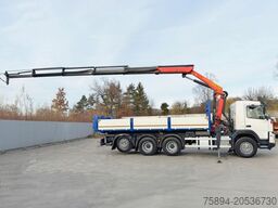 VOLVO FMX 460 Kipper 6,40m + PALFINGER PK 18002 EH D