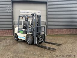 EUROTRAC FE30 ECO heftruck NIEUW met vorkenverspreider
