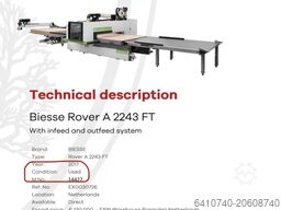 BIESSE Rover A 2243 FT