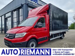 VW Crafter 35 Pritsche Schiebeplane LED Tempom.