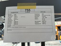 Jungheinrich ETV 216 L GNEDZ