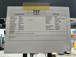 Jungheinrich ETV 216 L GNEDZ