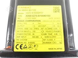Fanuc A06B-0216-B100 #0100 AC Servomotor SN: C191F1A20 + Encoder A860-2000-T321
