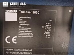 TRUMPF TruLaser 3030 Fiber