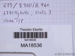 unbekannt 275/8900/H960 mm