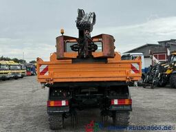 Unimog Unimog U300 4x4 Hiab Kran mit original 60.212 Km