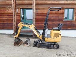 Caterpillar 300.9D mit SW + 3 Löffel