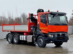 RENAULT C 430 *KIPPER 5,60m* HIAB 144 BS - 3 HIDUO* 6x4