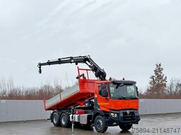 RENAULT C 430 *KIPPER 5,60m* HIAB 144 BS - 3 HIDUO* 6x4