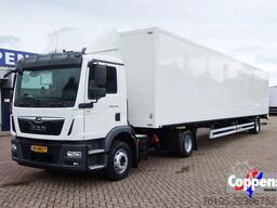 MAN TGM 15.290 Trekker + Heiwo city trailer geisole...