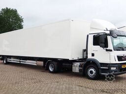 MAN TGM 15.290 Trekker + Heiwo city trailer geisole...