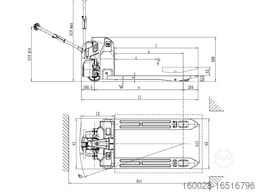 SCHORR RR15NHE3 Elektrohubwagen Hubwagen