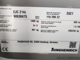 Jungheinrich EJC 214z 2.9m/ 164mh