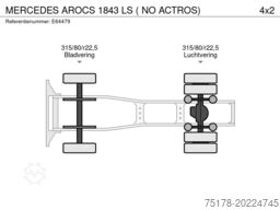 Mercedes-Benz AROCS 1843 LS ( NO ACTROS)
