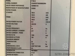 FG Wilson P150-5 - 150 kVA Open Genset - DPX-16009-O