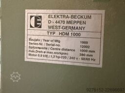ELEKTRA-BECKUM HDM 1000